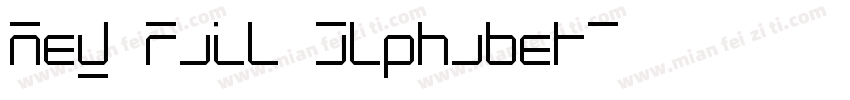 New Rail Alphabet字体转换